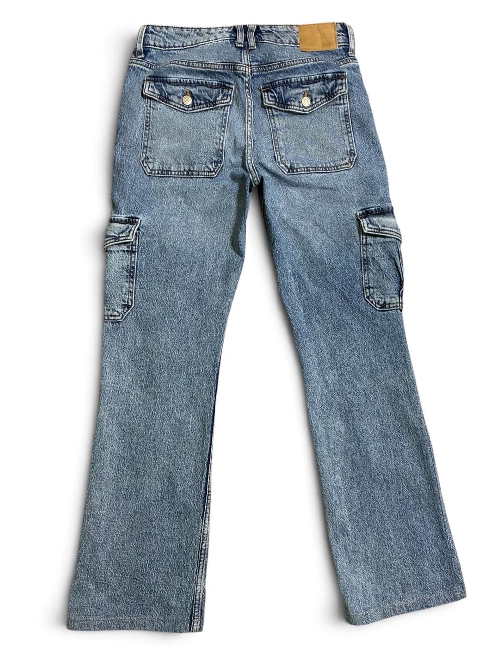 Aéropostale Flare Mid-Rise Cargo Jeans